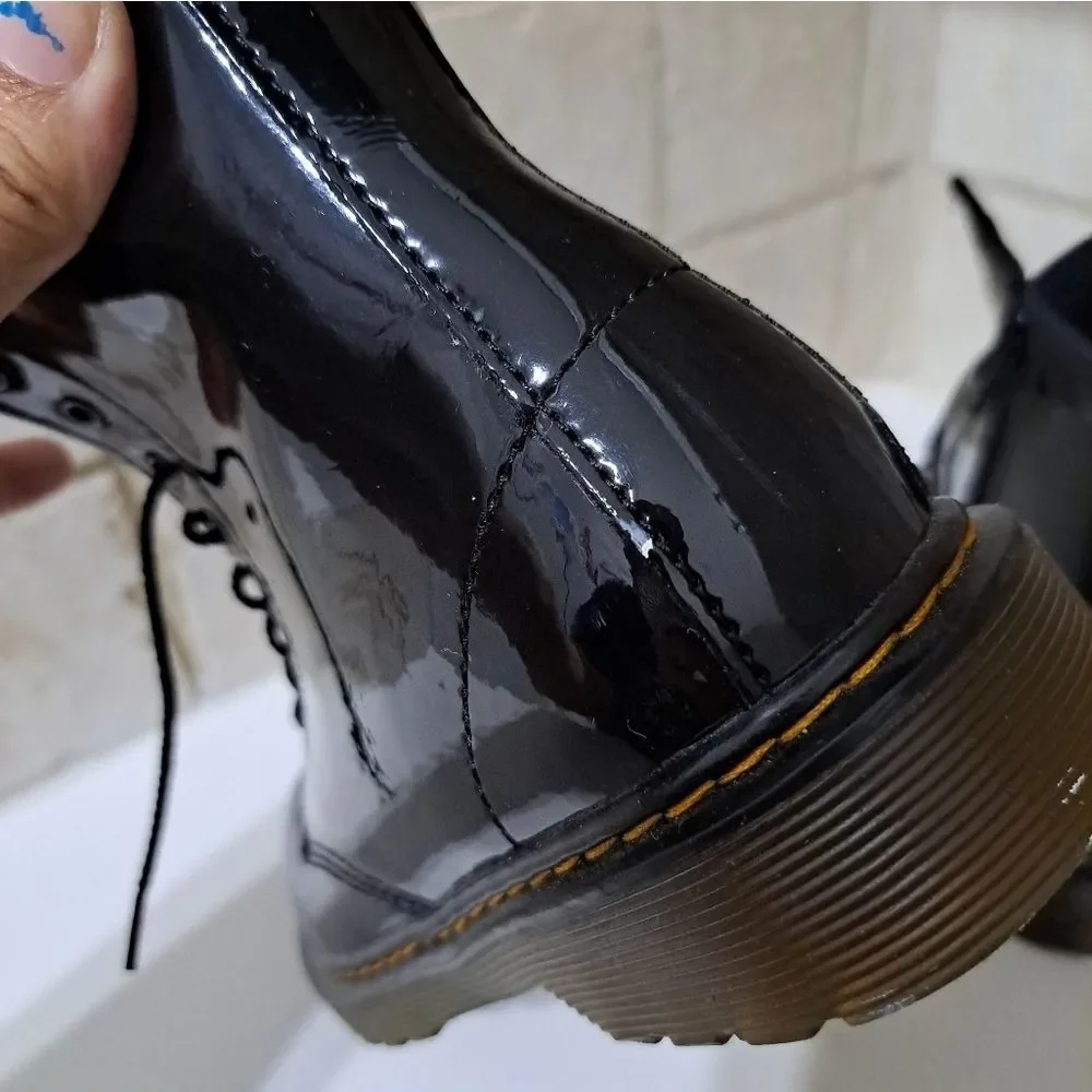 Dr. Martens 1460 J Black Lace Up Boots Size 5